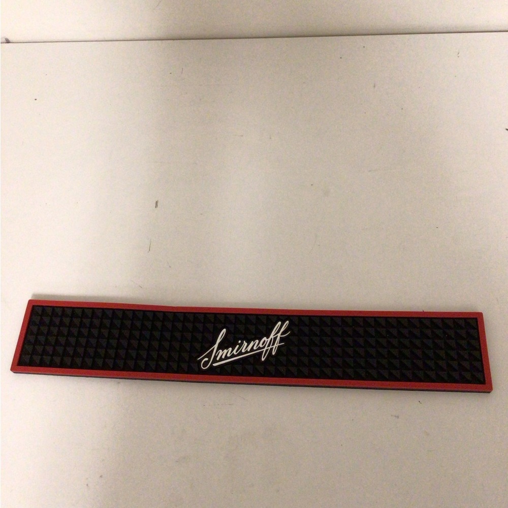 smirnoff vodka bar rubber spill mat